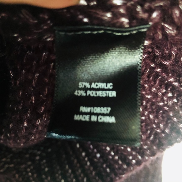 WORTHINGTON Sweater Size XXL Fits Smaller Knit Raglan Sleeve Shimmer - Picture 5 of 7